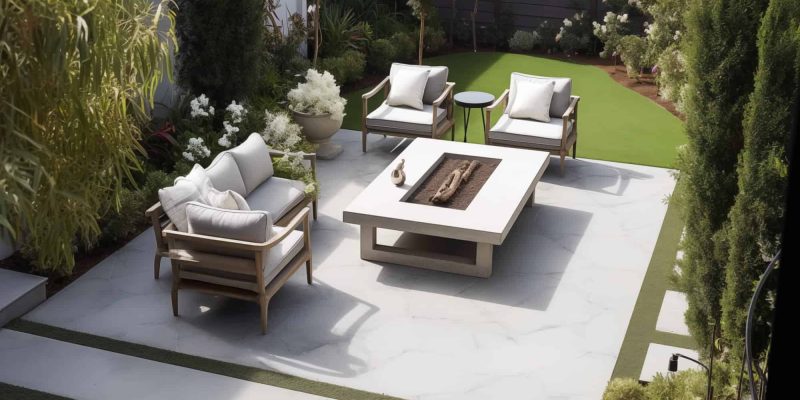 Garden Concrete Patio - Waco Concrete Service