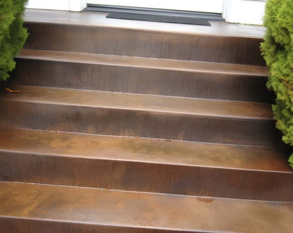 Stained Concrete Step Review By Mike Carter Stained Concrete Step Review By Mike Carter