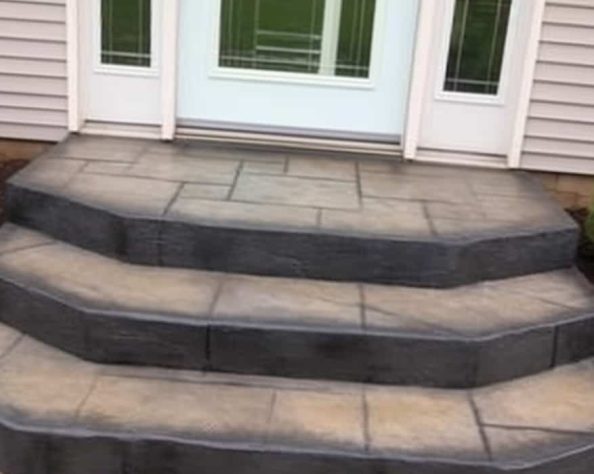 Stamped Concrete Steps Review By Miya Hall Stamped Concrete Steps Review By Miya Hall
