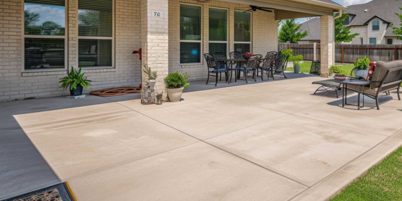 Waco Concrete Patio Stain Removal