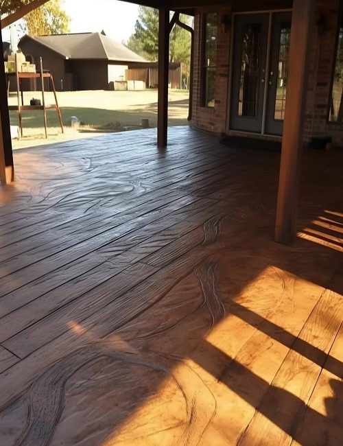 Wood Stamped Concrete Service Waco Wood Stamped Concrete Service Waco